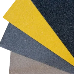 Skridsikker plade grp 750x1000x3,8 mm gul