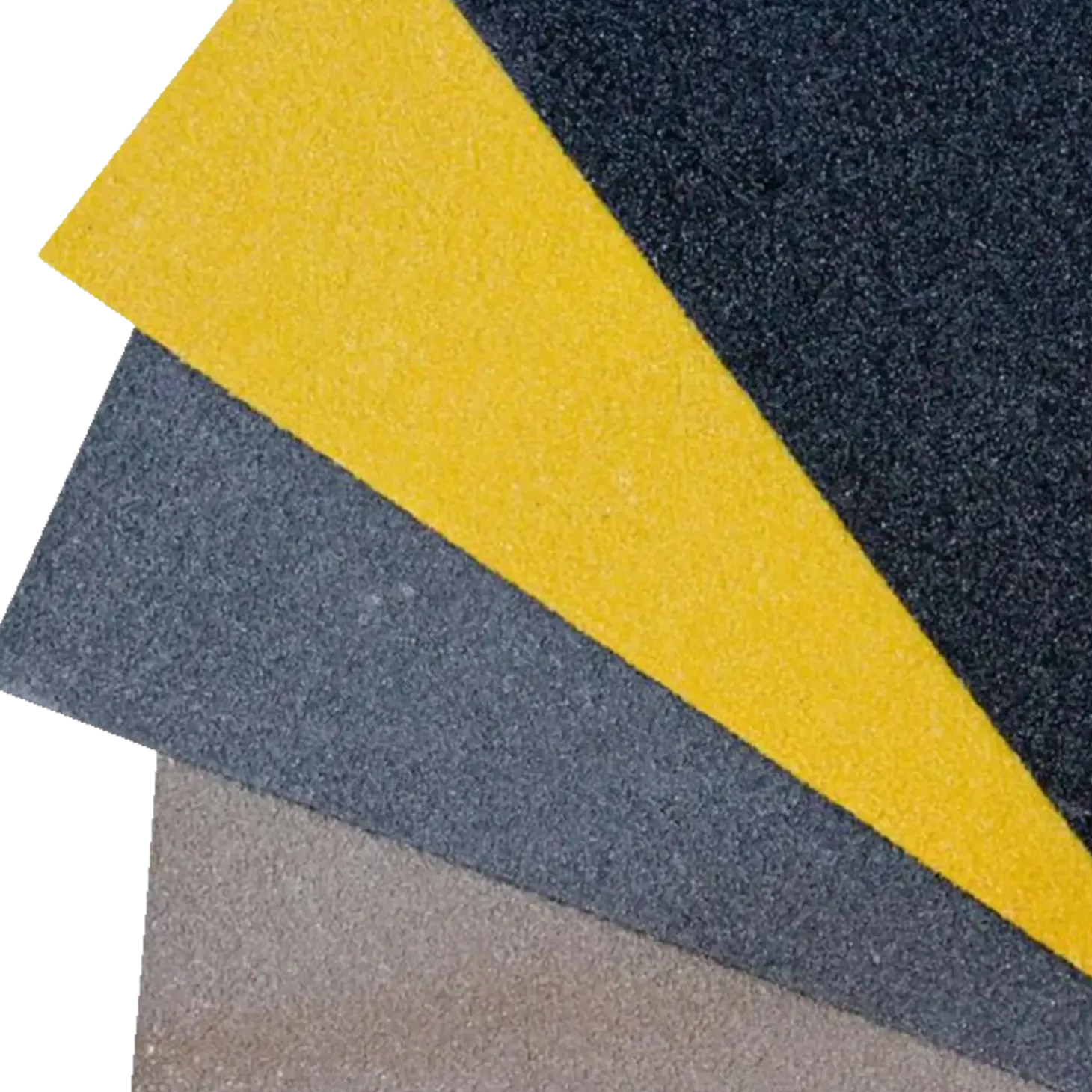 Skridsikker plade grp 750x1000x3,8 mm gul