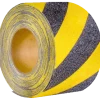 Skridsikker tape advarende 25 mm x 18,3 m gul/sort
