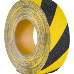 Skridsikker tape formbar 25 mm x 18,3 m gul/sort