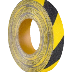 Skridsikker tape formbar 25 mm x 18,3 m gul/sort