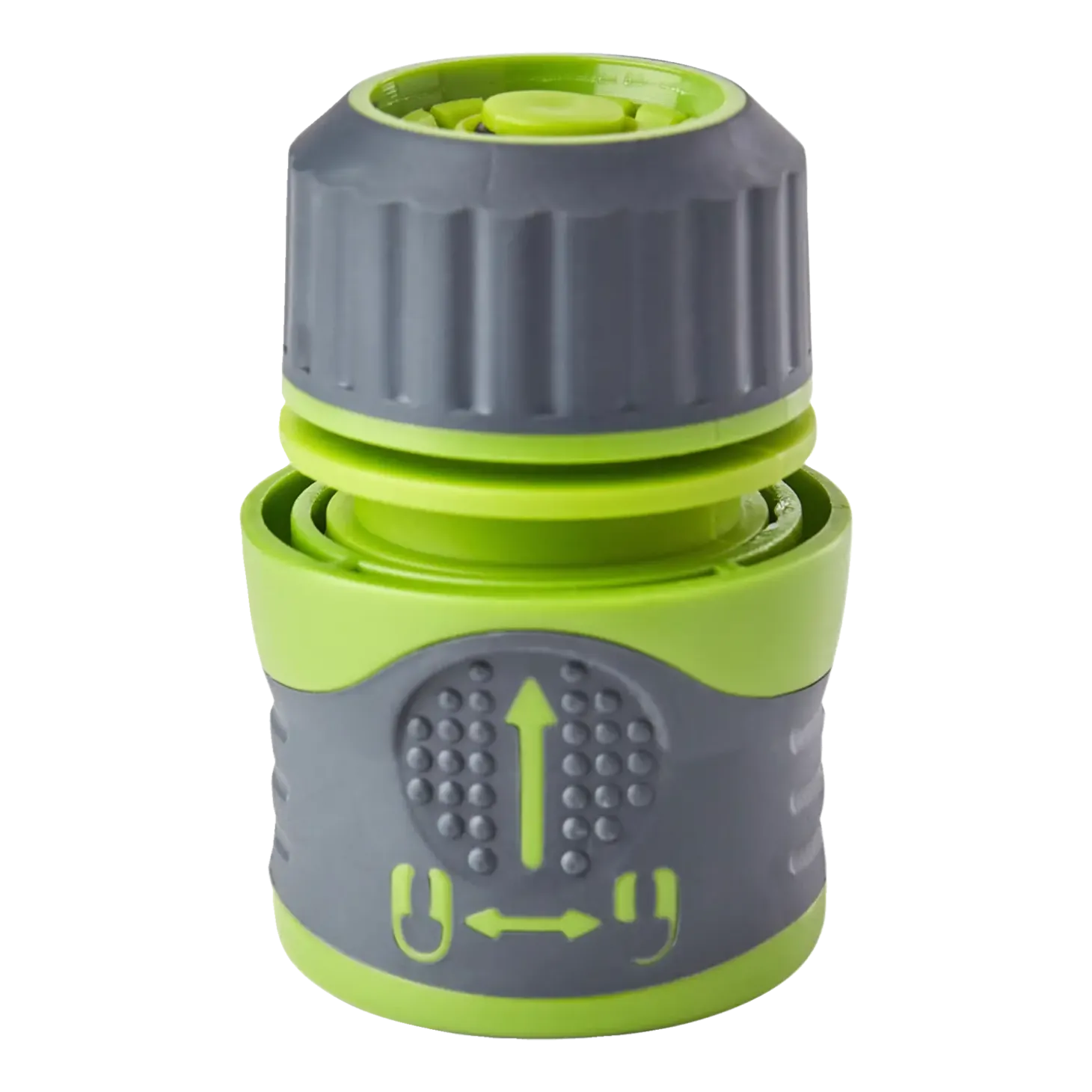 Slangekobling 1/2'' m/stop