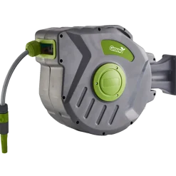 Slangeopruller til væg m/20 1/2" PVC slange