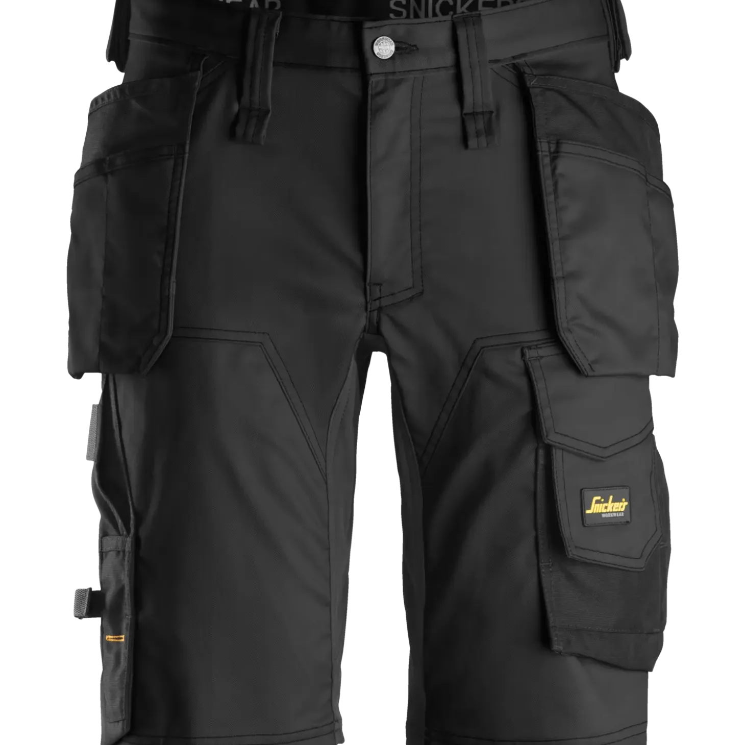 Snickers Allroundwork arbejdsshorts med hylsterlommer stretch sort str. 48