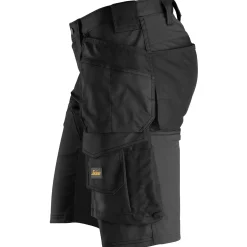 Snickers Allroundwork arbejdsshorts med hylsterlommer stretch sort str. 48