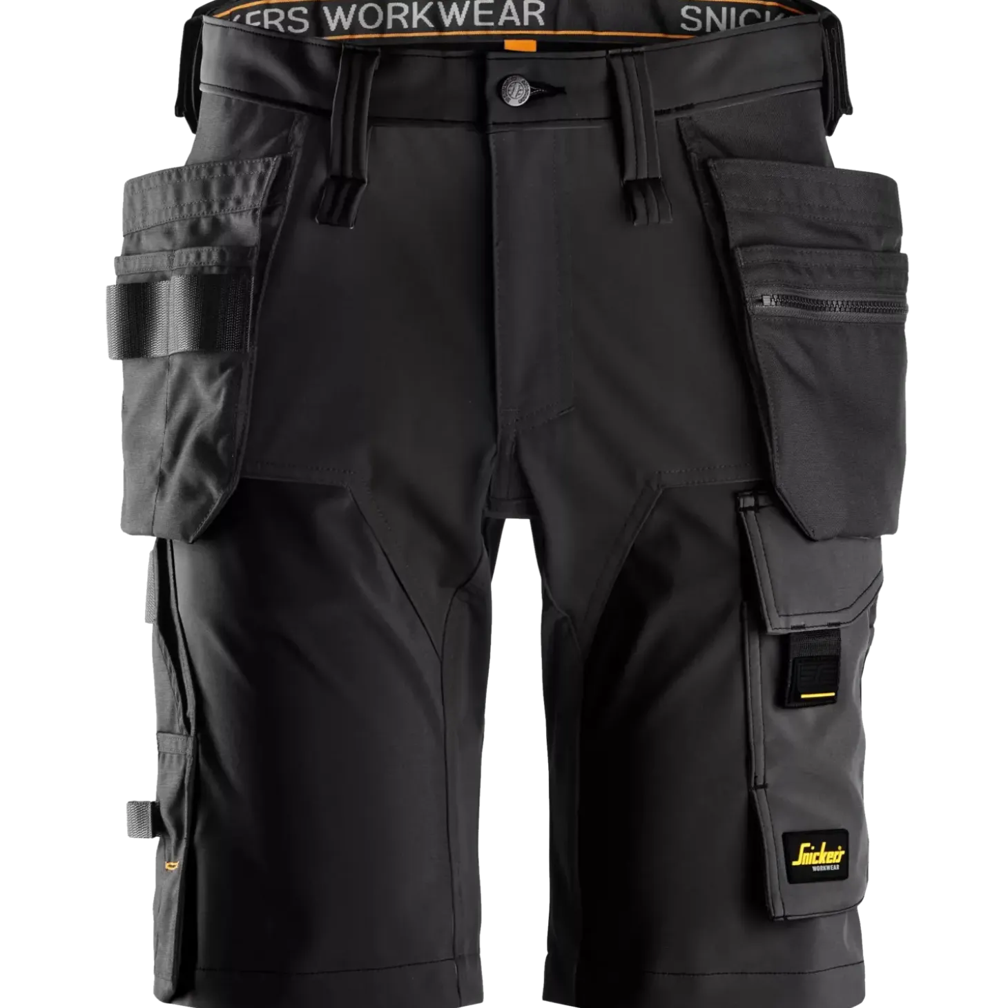 Snickers 6175 Allroundwork shorts 4-vejs stretch m/hylsterlommer sort str. 54