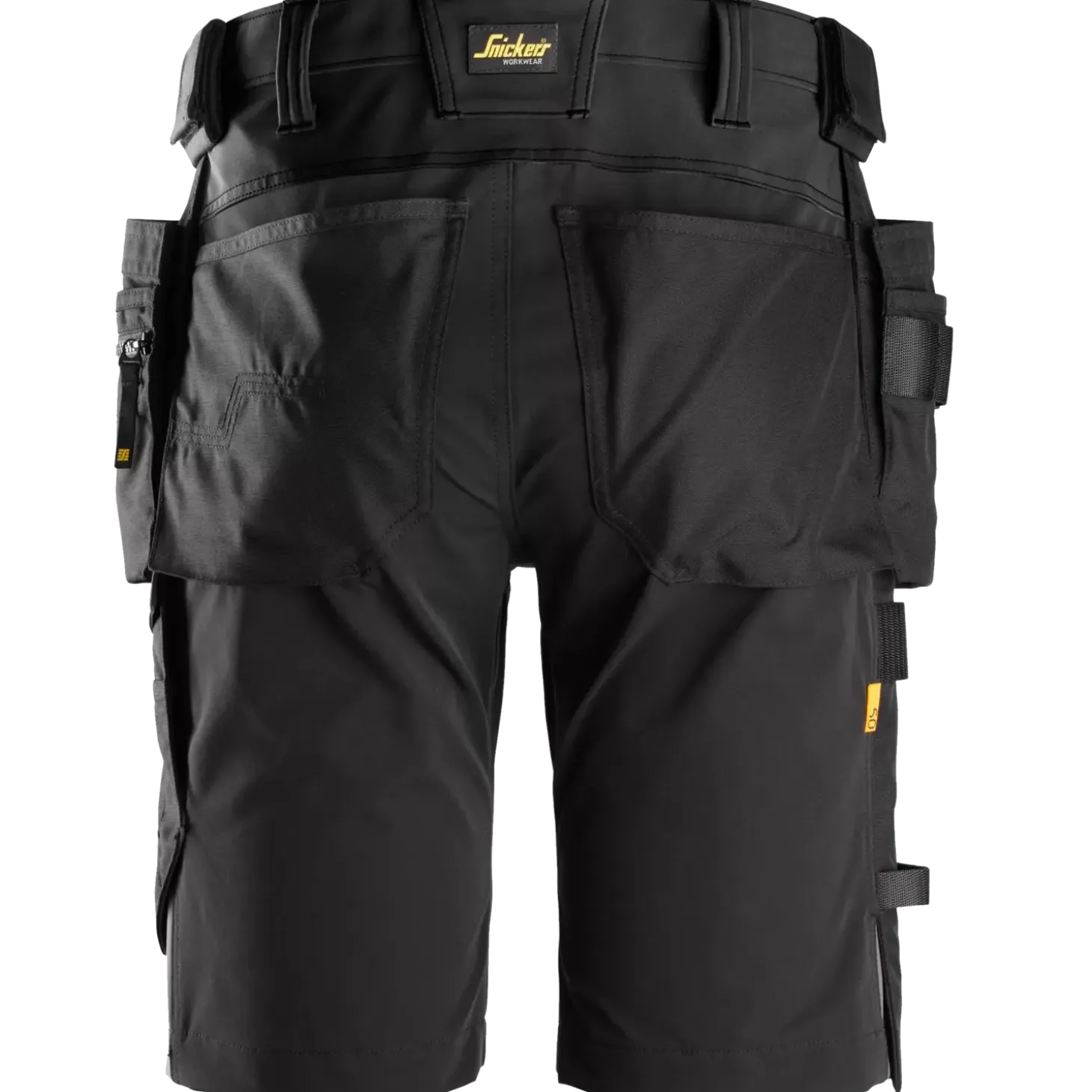 Snickers 6175 Allroundwork shorts 4-vejs stretch m/hylsterlommer sort str. 54