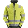 Snickers Allroundwork softshelljakke klasse 3 hi-vis gul/koksgrå str. XL
