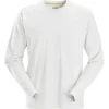 Snickers Allroundwork t-shirt langærmet hvid str. M