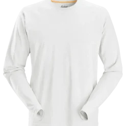 Snickers Allroundwork t-shirt langærmet hvid str. M