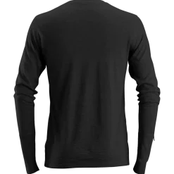 Snickers Allroundwork t-shirt langærmet uld sort str. 2XL