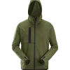 Snickers hættetrøje fleece khaki grøn str. M
