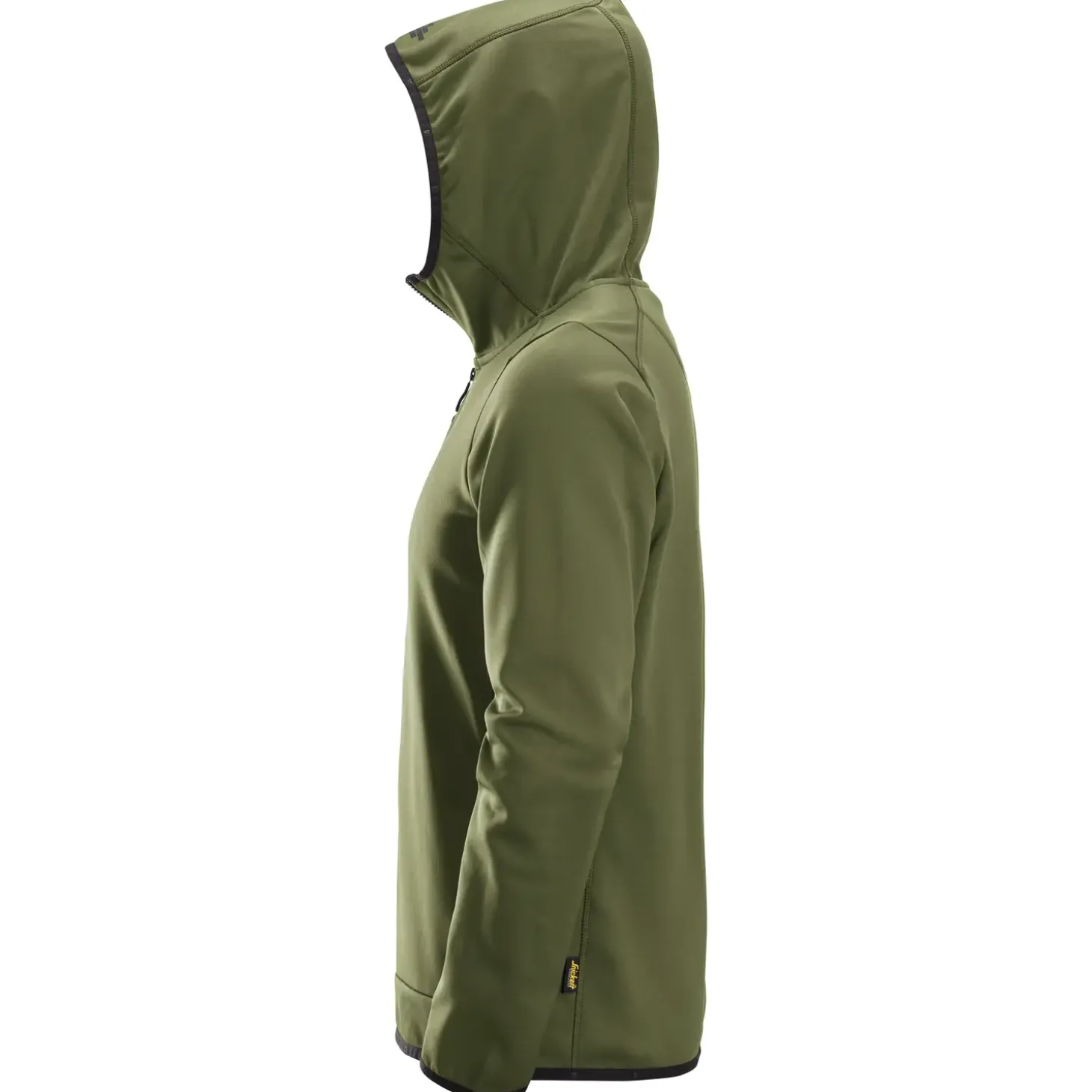 Snickers hættetrøje fleece khaki grøn str. M