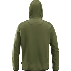 Snickers hættetrøje fleece khaki grøn str. M