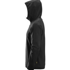 Snickers hættetrøje fleece sort str. 2XL