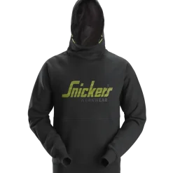 Snickers Logo hættetrøje sort str. XL