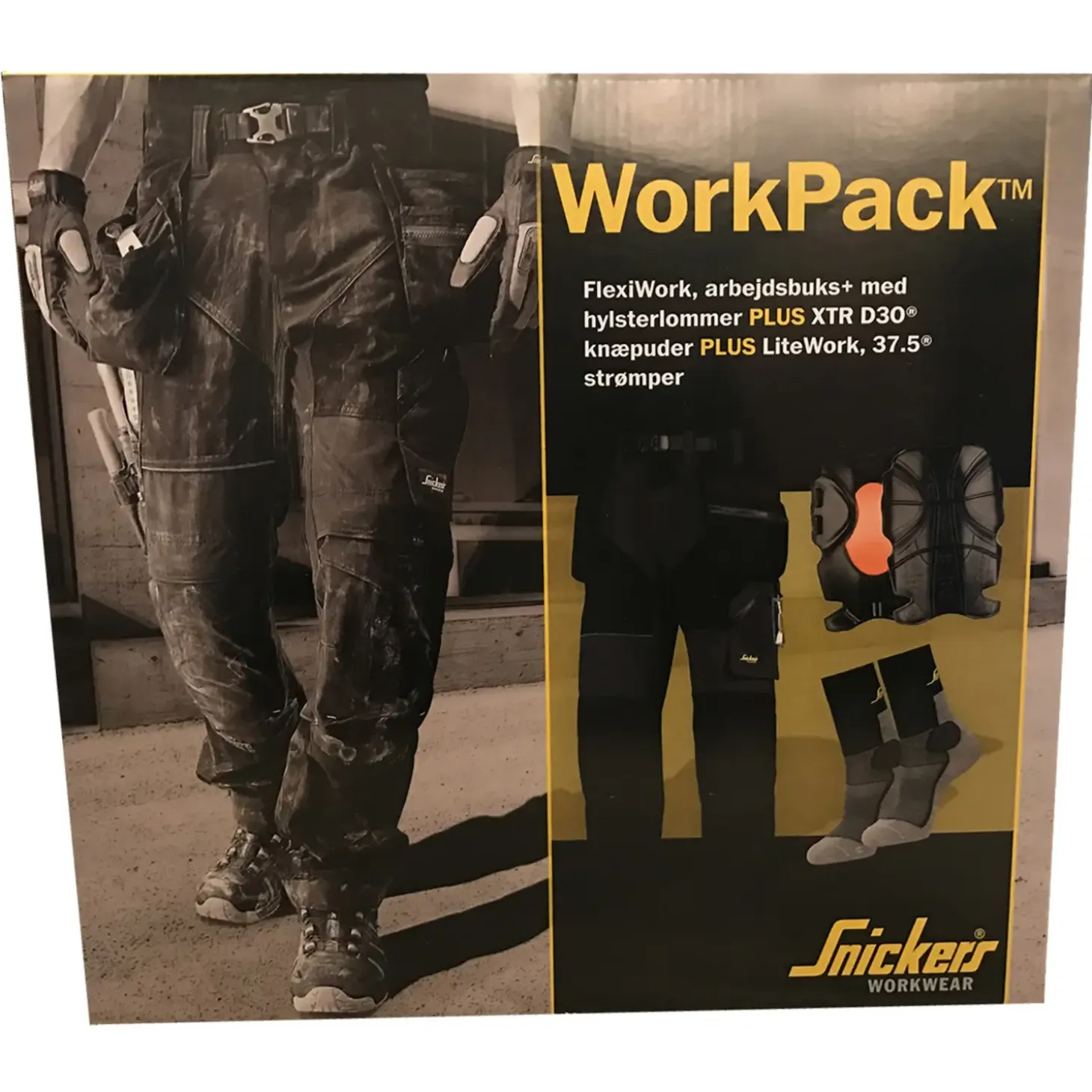 Snickers workpack sort str. 56/41-44