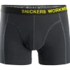 Snickers Workwear boxershorts 2-pak sort/koksgrå str. M