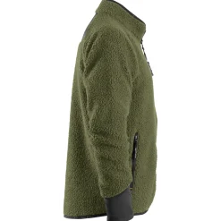 Snickers Workwear pile jakke khaki/ sort str. L