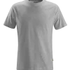 Snickers Workwear t-shirt kortærmet klassisk lys gråmeleret str. L