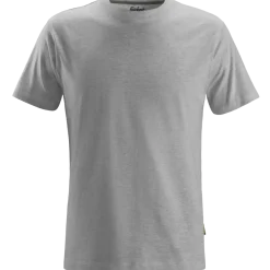Snickers Workwear t-shirt kortærmet klassisk lys gråmeleret str. L