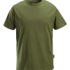 Snickers Workwear t-shirt kortærmet klassisk khaki grøn str. 2XL