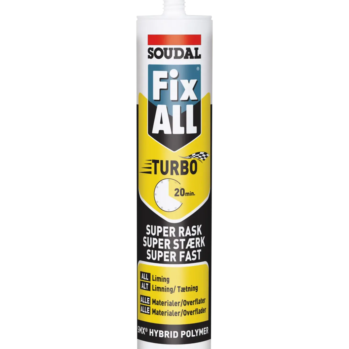 Soudal Montagelim Fix All Turbo hvid 290 ml