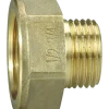 Spidsmuffe 1/2"x3/4" messing