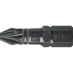 STACO bits 1/4"x25 mm PZ2 Heavy duty torsion 8 stk