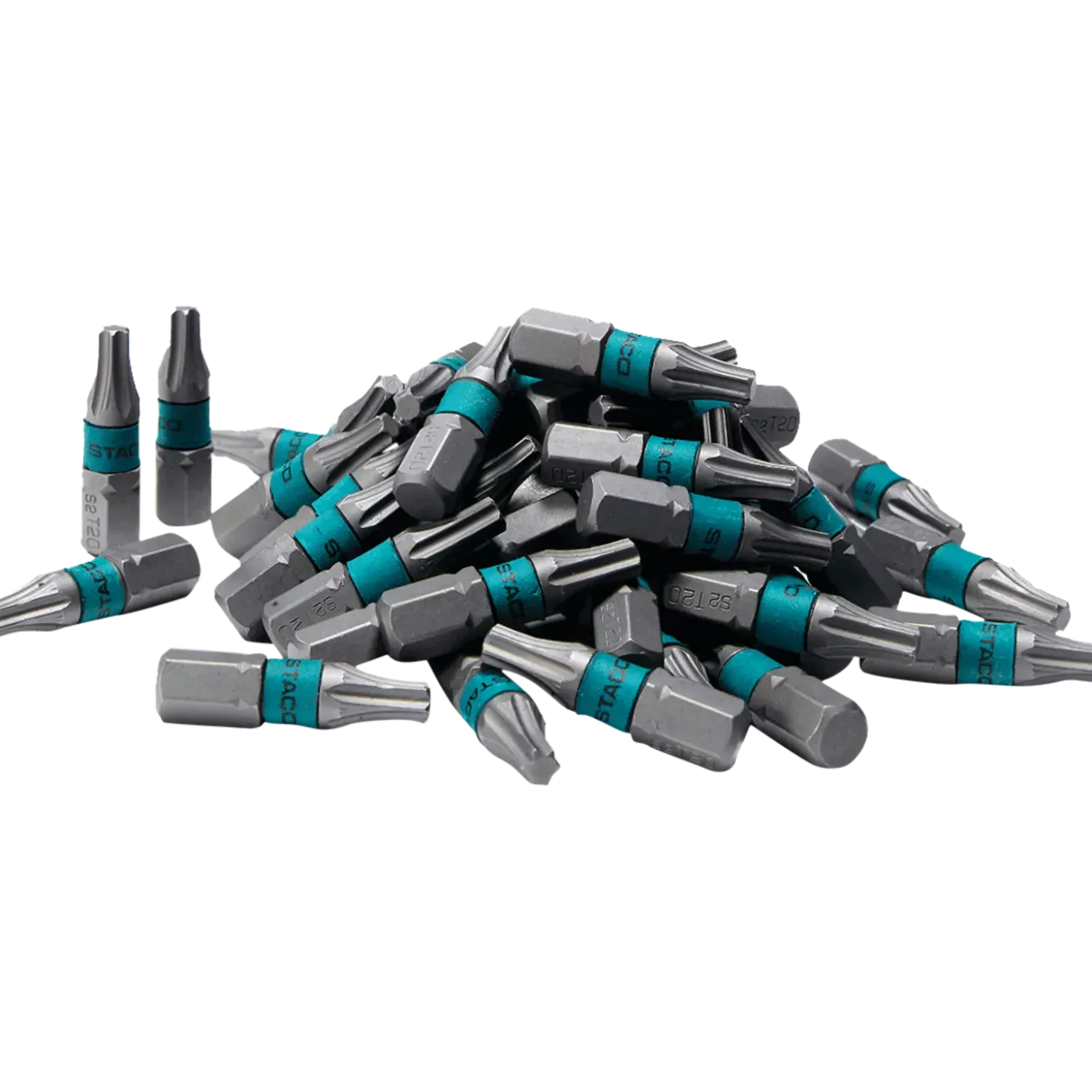 Staco bits 1/4"x25 mm TX20 grøn 30 stk.
