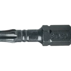 STACO bits 1/4"x25 mm TX20 Heavy duty torsion 8 stk
