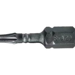 STACO bits 1/4"x25 mm TX10 Heavy duty torsion 8 stk