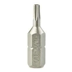 STACO bits 1/4"x25 mm TX 10 rustfri 2 stk