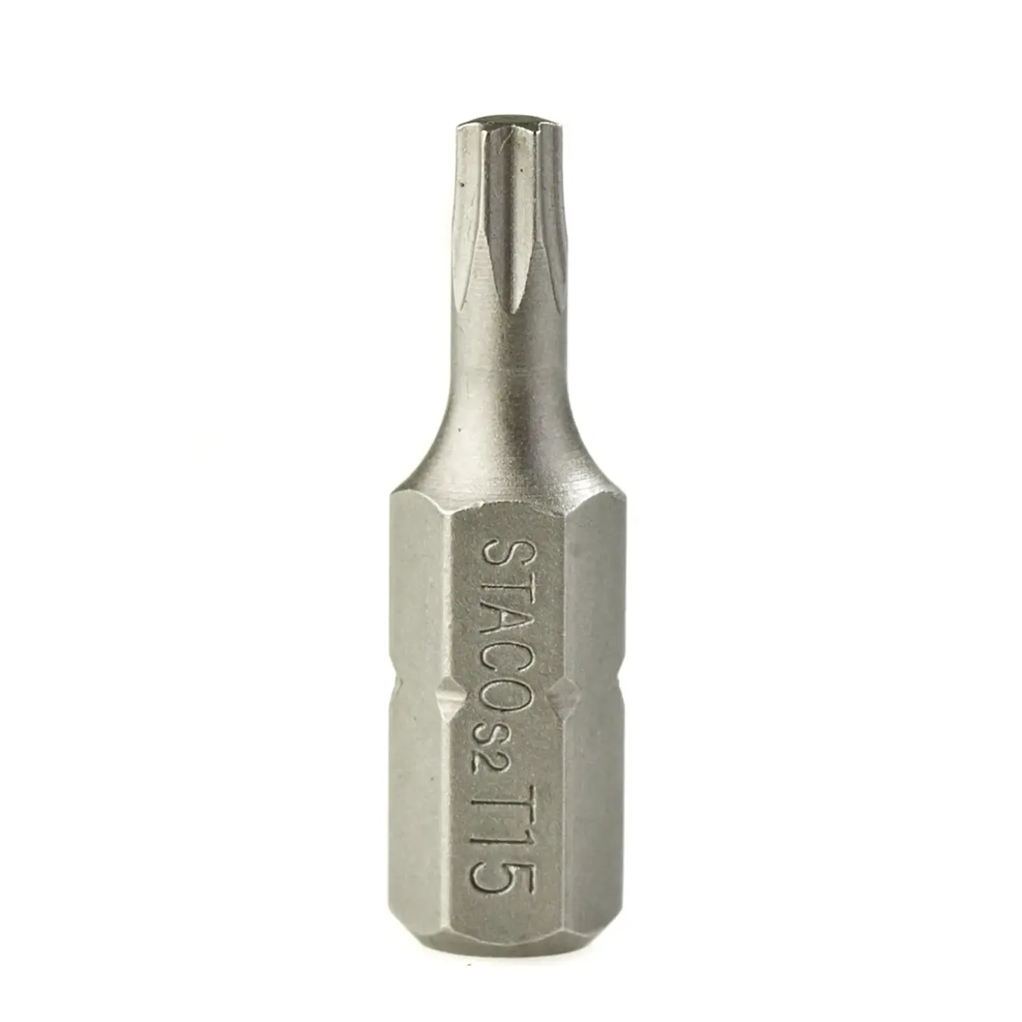 STACO bits 1/4"x25 mm TX 15 rustfri 2 stk