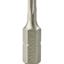 STACO bits 1/4"x25 mm TX15 2 stk