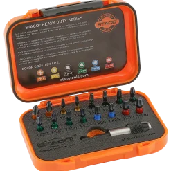 Staco Heavy Duty bitssæt 17 dele m/bitsholder