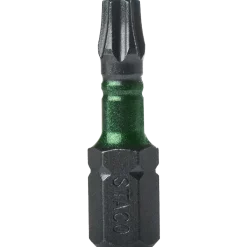 STACO Slagbits torsion impact TX20 20 stk grøn