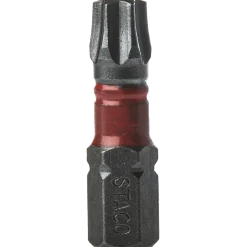 STACO Slagbits torsion impact TX30 6 stk rød
