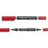 Staedtler permanent marker rød duo fin/mellem