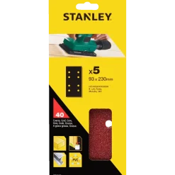 Stanley White Alox K40 slibeark 93x230 mm 5 stk