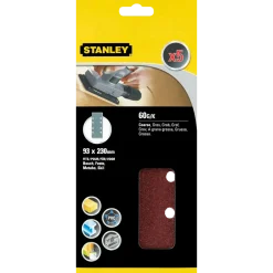 Stanley White Alox K40 slibeark 93x230 mm 5 stk