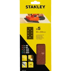 Stanley White Alox slibeark 93x230 mm 5 stk ass.