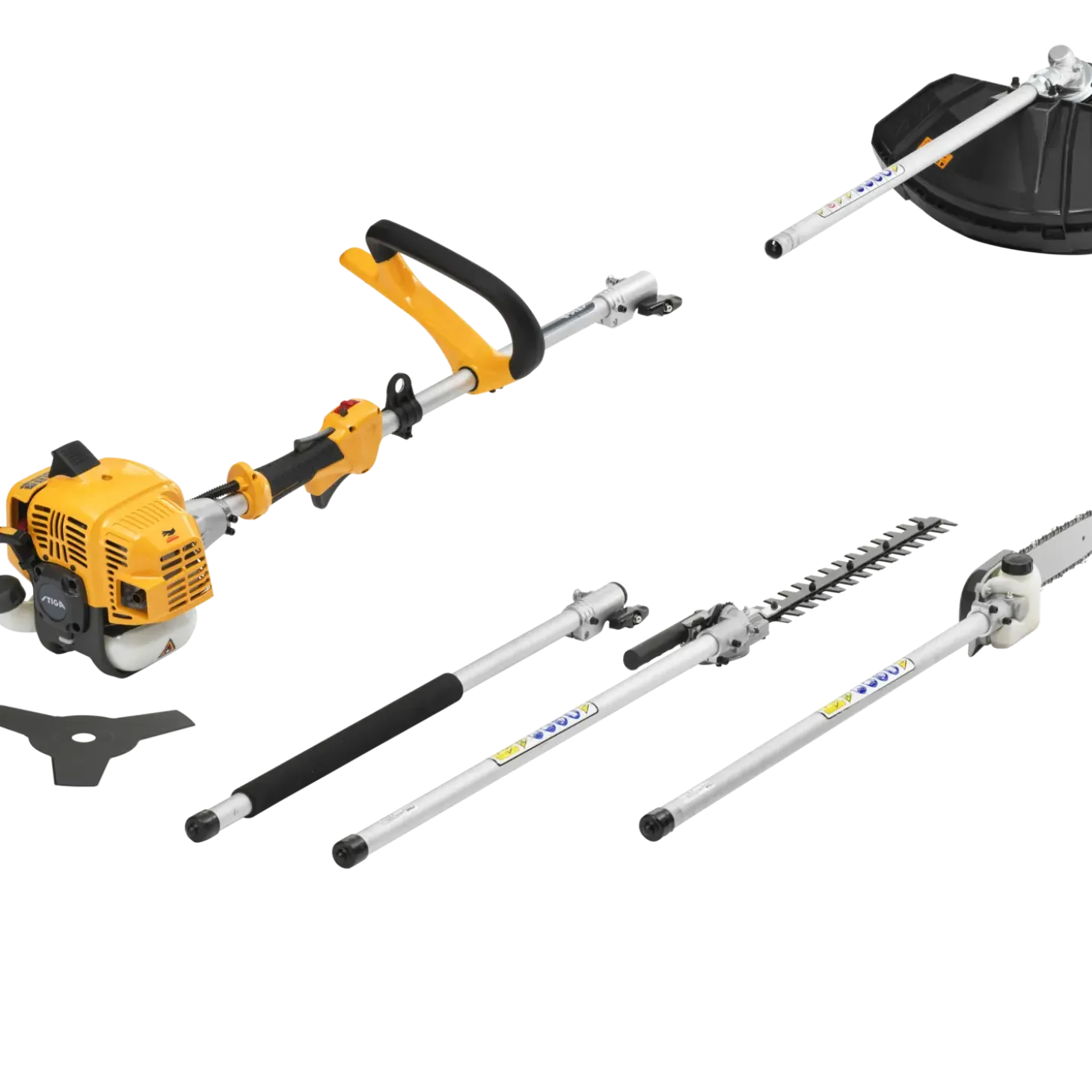 Stiga MT 330 benzindrevet multi-tool incl. tilbehør