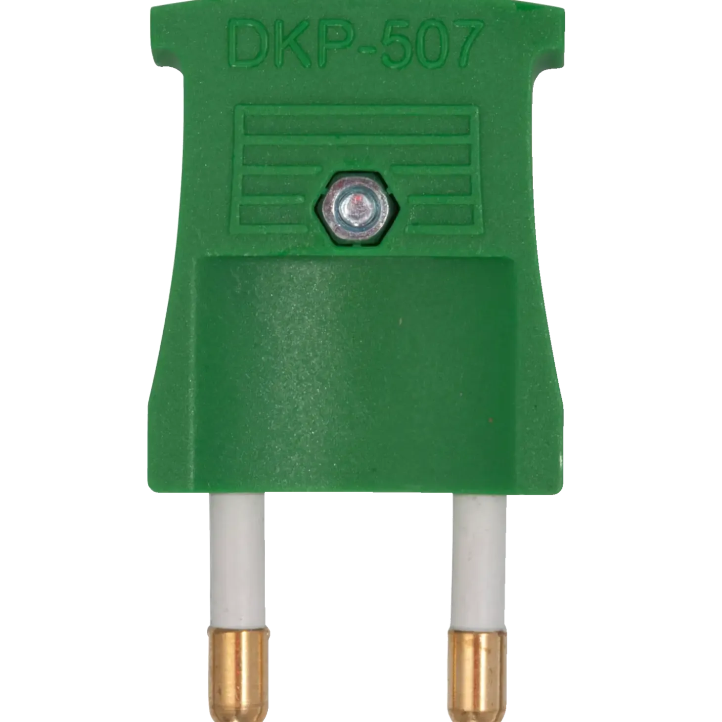 Stikprop flad 250V grøn
