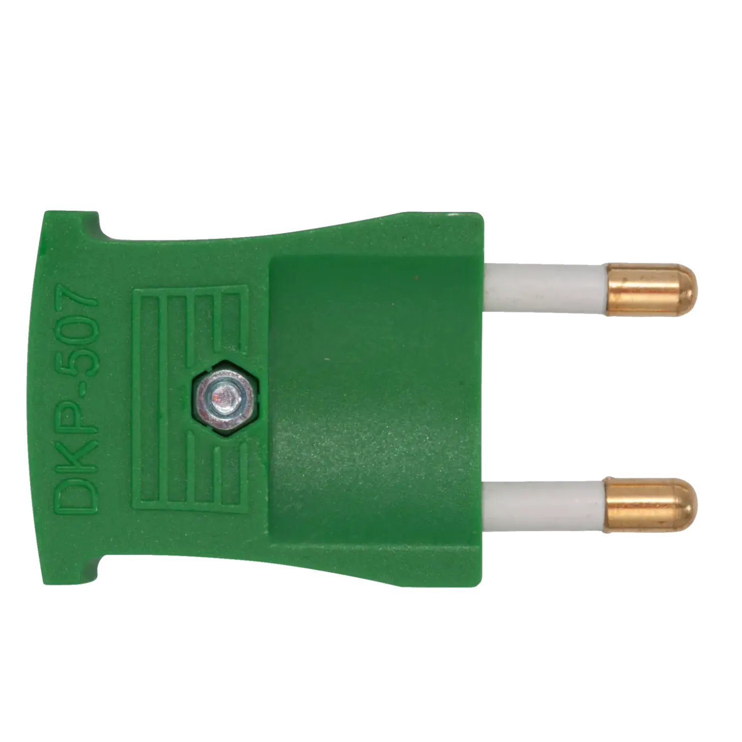 Stikprop flad 250V grøn