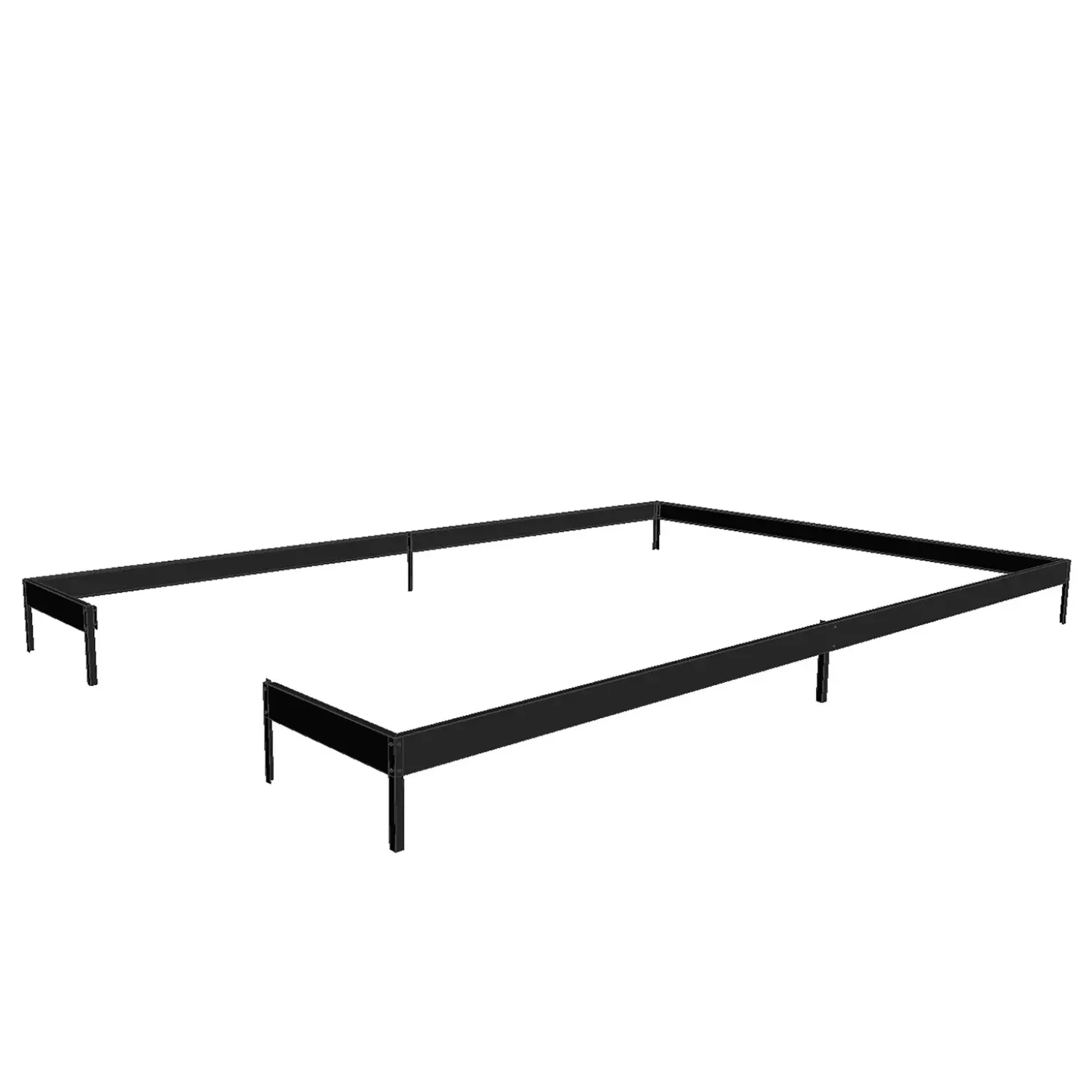 Stålfundament til Juliana Premium 13,0 m² - Sort