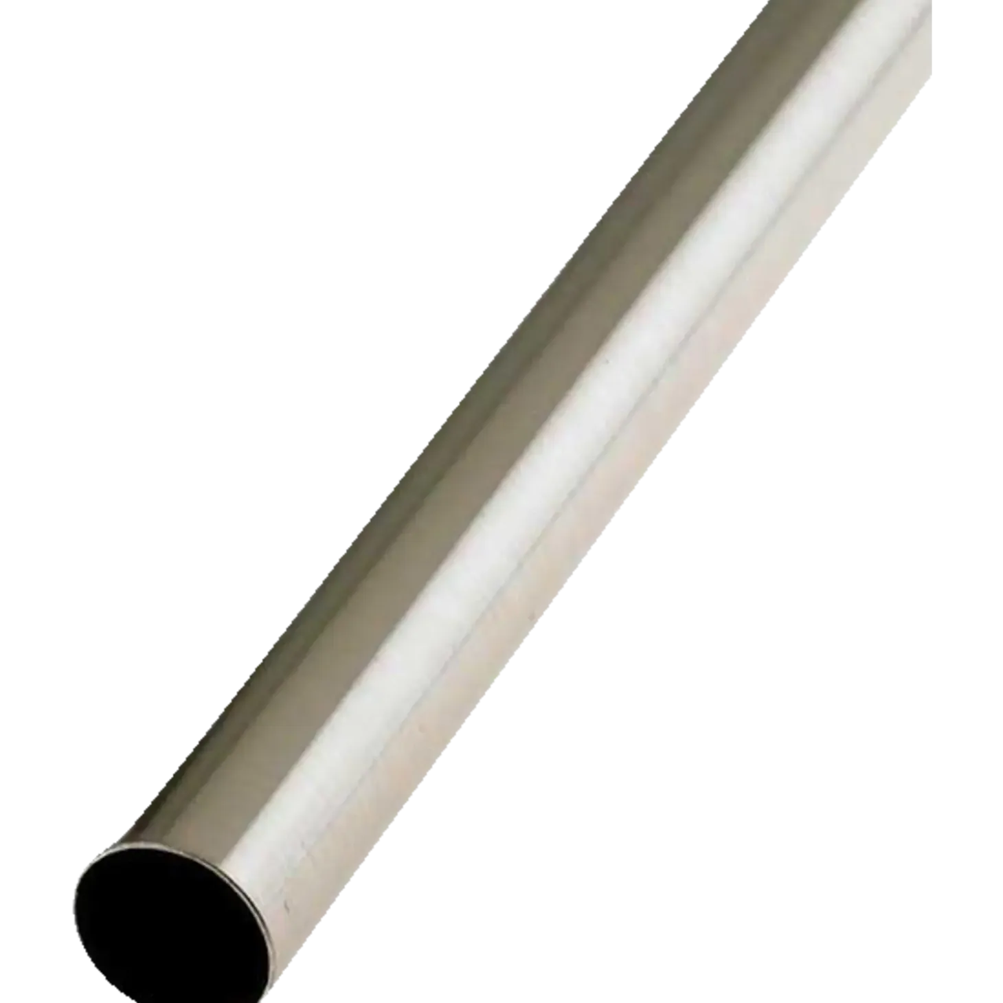Stålrør Ø25 mm x 1,22 m børstet stål