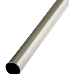 Stålrør Ø25 mm x 2,44 m børstet stål