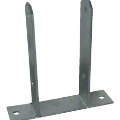 Stolpefod TT-form varmgalvaniseret t/100x100 mm. stolpe