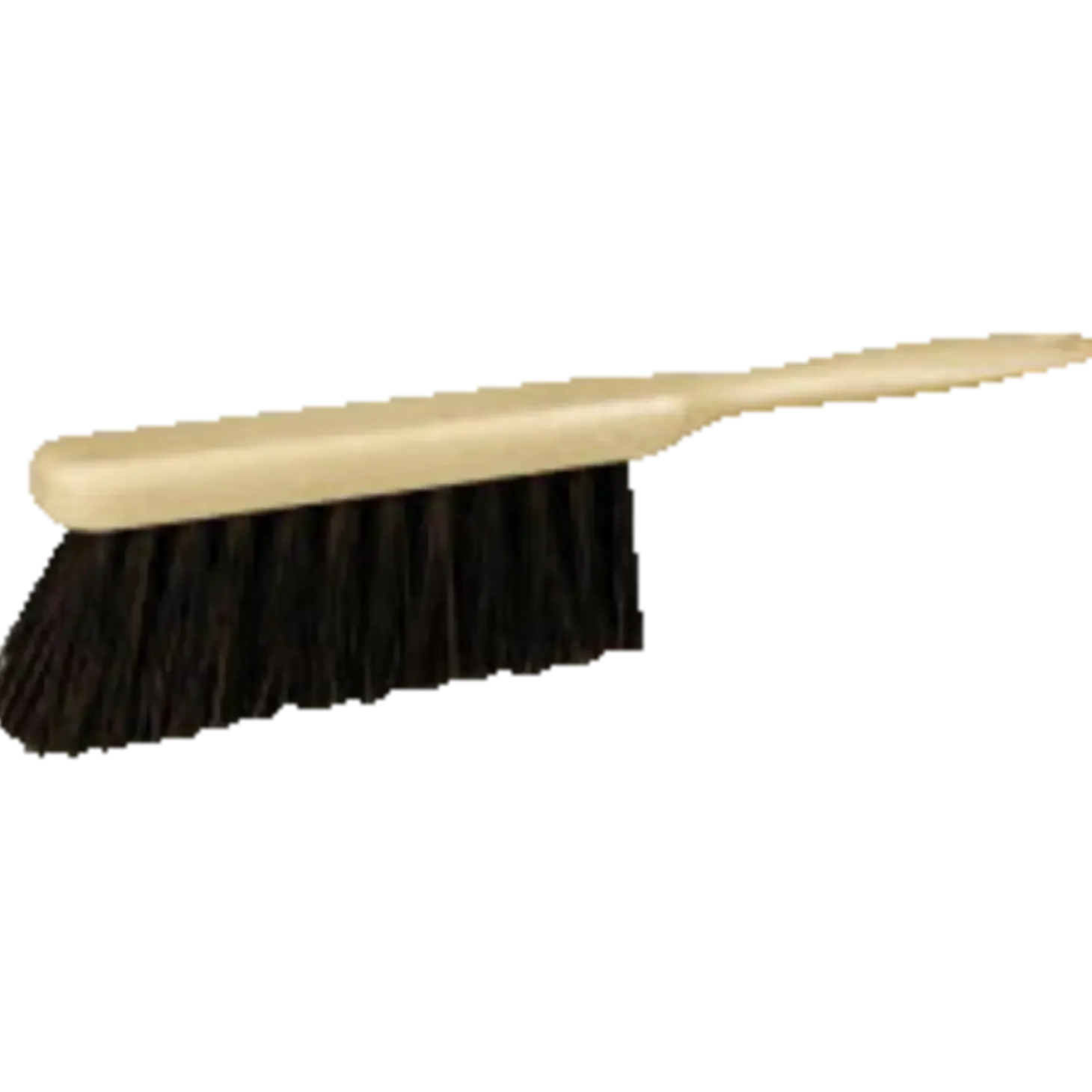 Støvekost med Arenga fibre og beige plastskaft